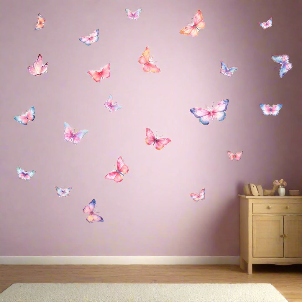 ButterfliesSticker™ - MultiCouleur - Berceaudebebe
