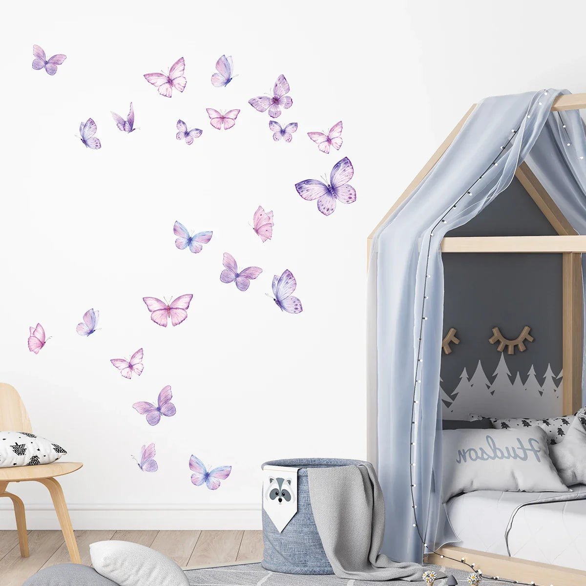 ButterfliesSticker™ - Violet - Berceaudebebe