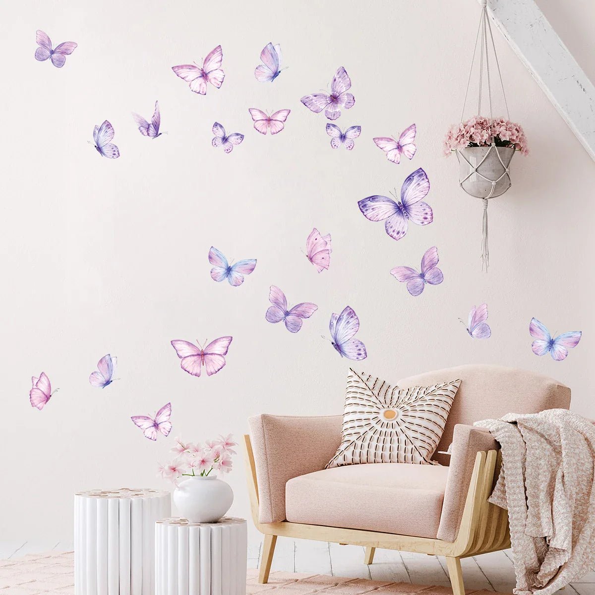 ButterfliesSticker™ - Violet - Berceaudebebe