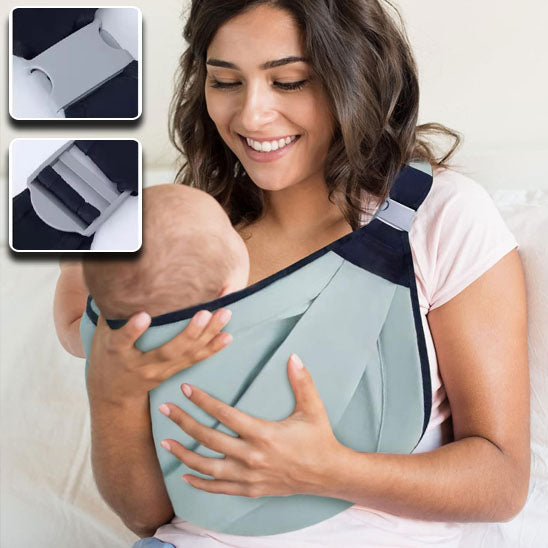 echarpe de portage position assise