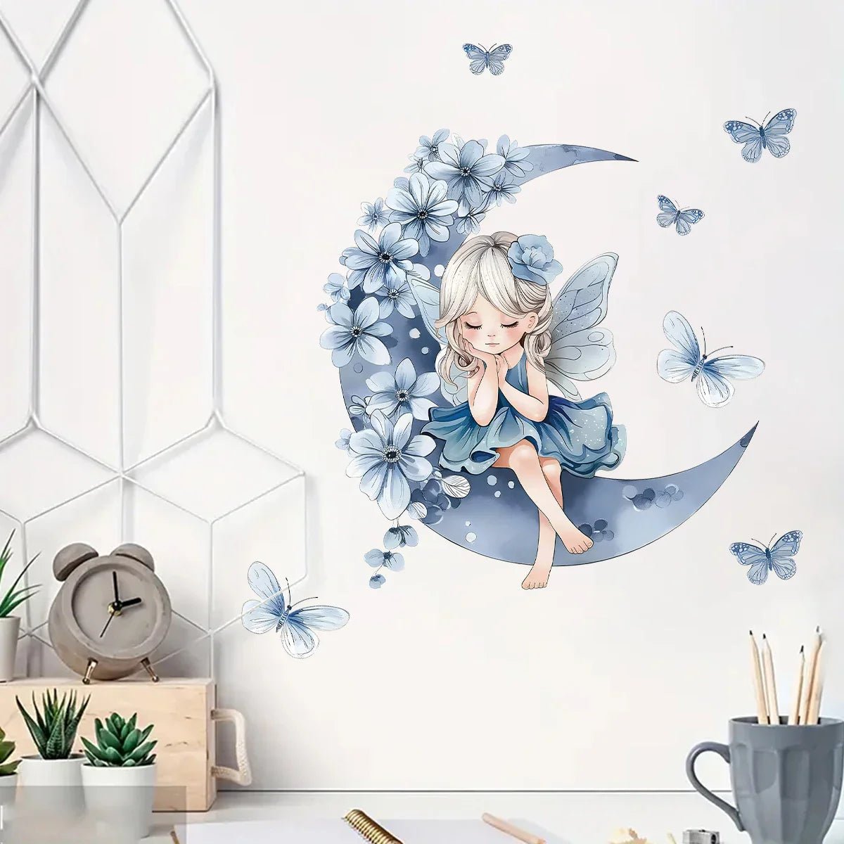 PrincesseSticker™ - Lune Bleue - Berceaudebebe