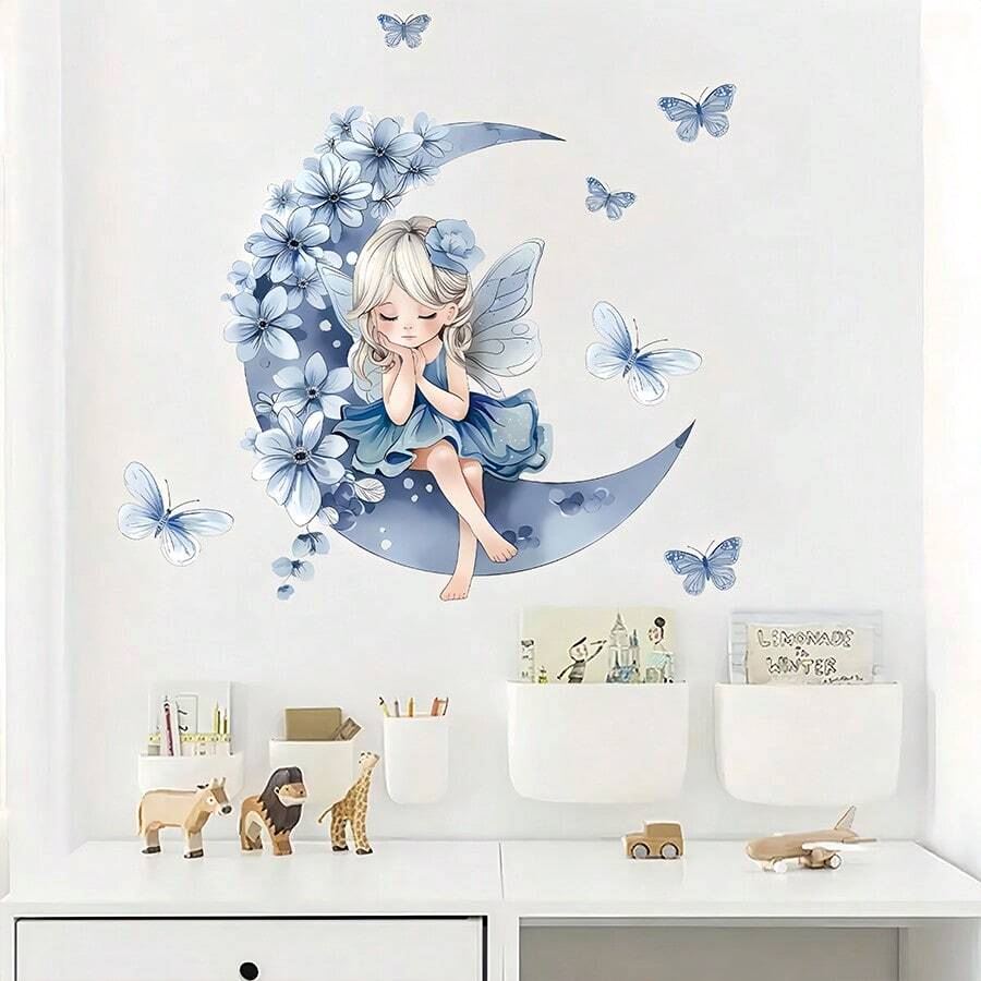 PrincesseSticker™ - Lune Bleue - Berceaudebebe