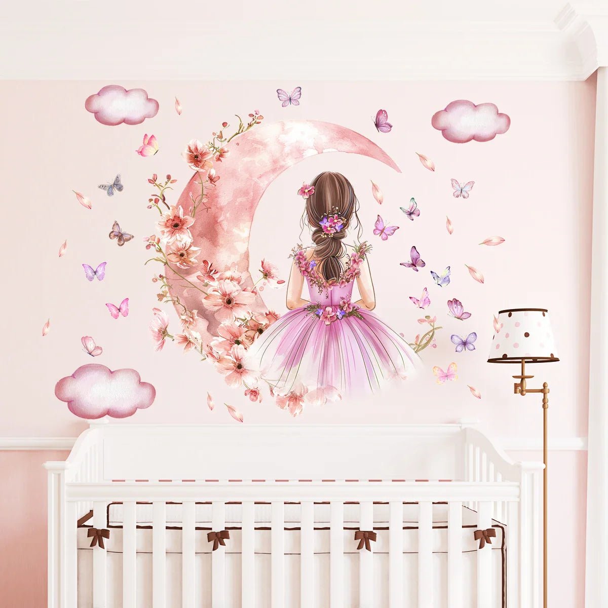 PrincesseSticker™ - Lune Rose - Berceaudebebe