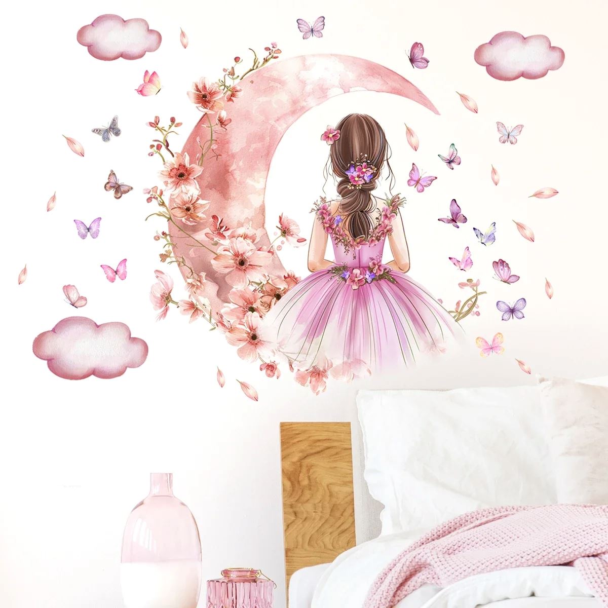 PrincesseSticker™ - Lune Rose - Berceaudebebe